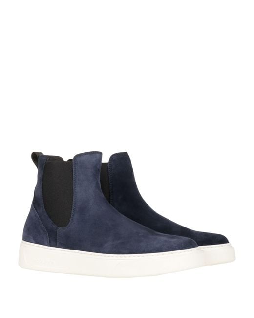 Woolrich Blue Ankle Boots for men