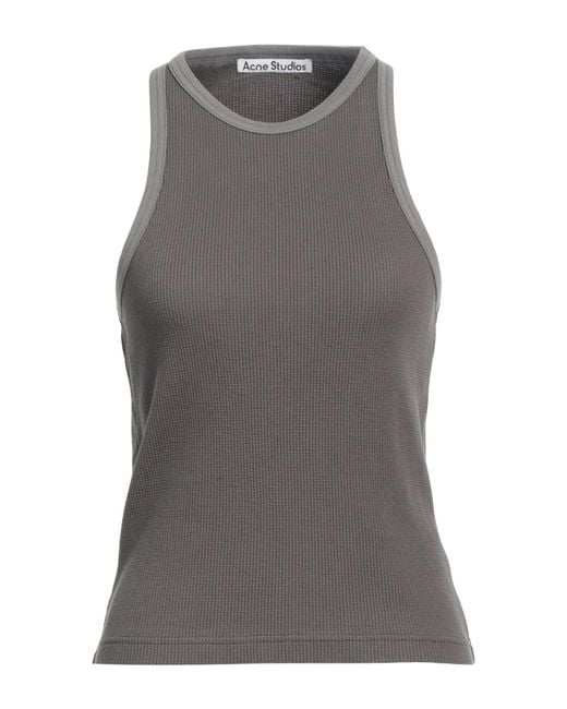 Acne Gray Lead Tank Top Cotton