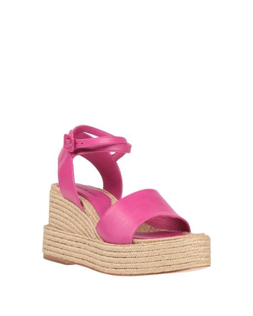 Paloma Barceló Pink Espadrilles