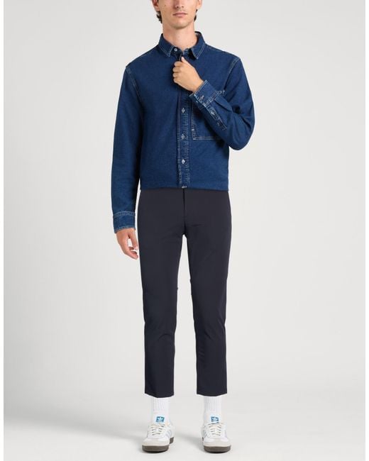 Michael Coal Blue Midnight Pants Polyamide, Elastane for men