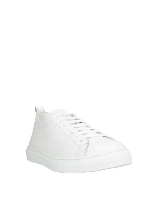 Barba Napoli White Sneakers Leather for men