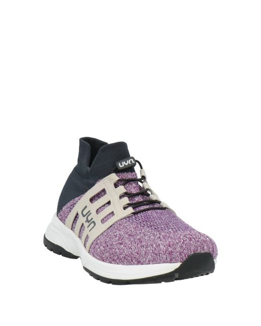 Uyn Purple Sneakers Textile Fibers, Synthetisches Material