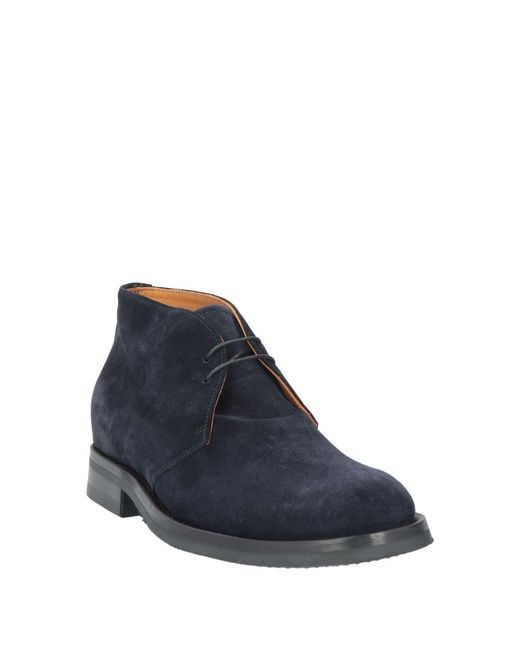 FRANCESCO PACE Blue Ankle Boots for men