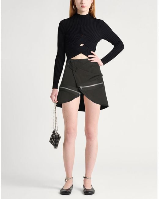 Courreges Black Mini Skirts