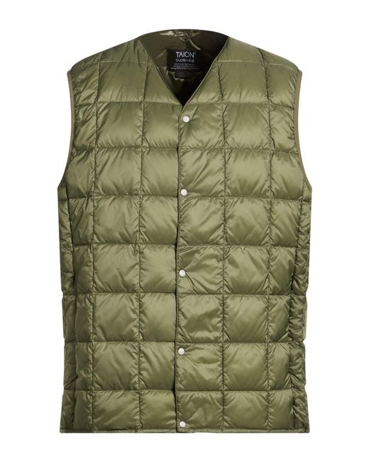Taion Green Gilet for men