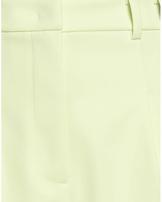 Patrizia Pepe Yellow Shorts & Bermuda Shorts Polyester, Elastane