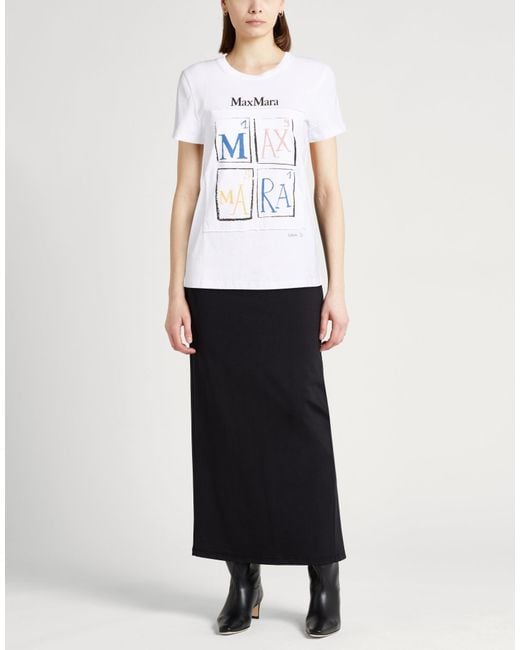 Max Mara White T-Shirt Cotton