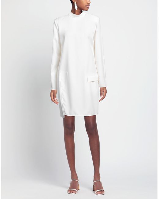 BCBGMAXAZRIA White Mini-Kleid