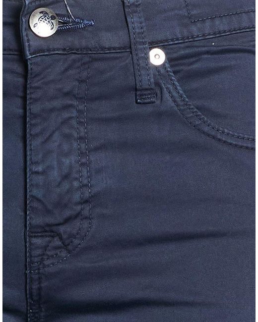 Vilebrequin Blue Pants Cotton, Elastane