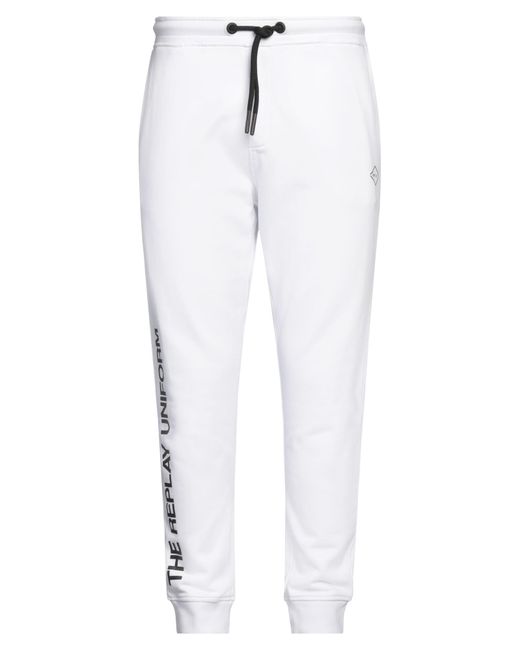 Replay White Trouser for men