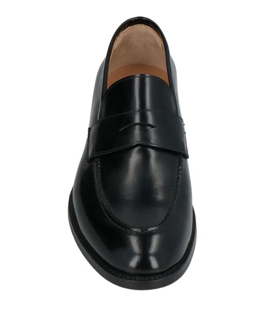 LABORATORIO 38 Black Loafers Leather for men