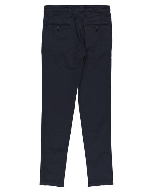 Liu Jo Blue Midnight Pants Cotton, Elastane for men