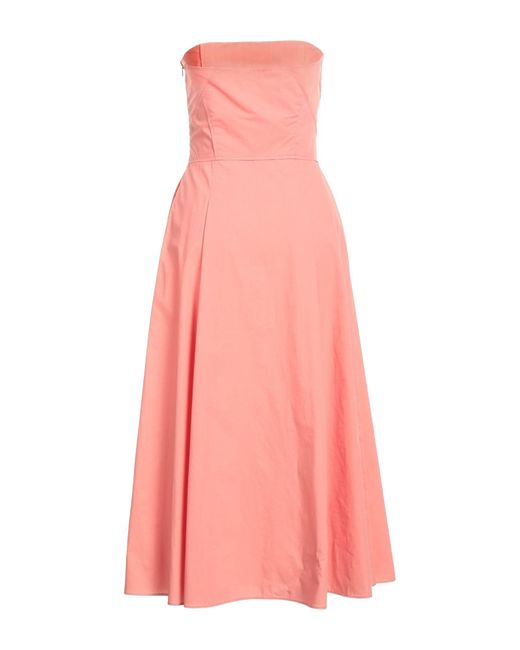 Alberta Ferretti Pink Midi Dress