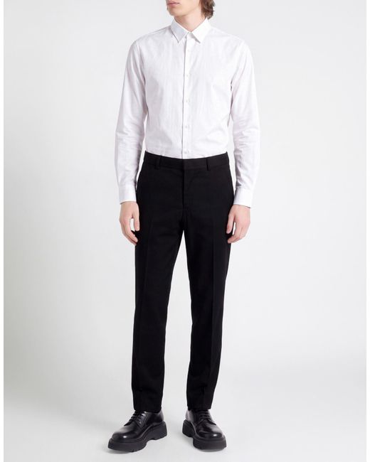 Iceberg Black Pants Cotton, Polyester for men