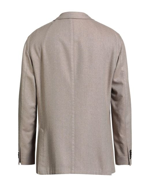 Boglioli Brown Blazer Lyocell, Virgin Wool, Polyester for men