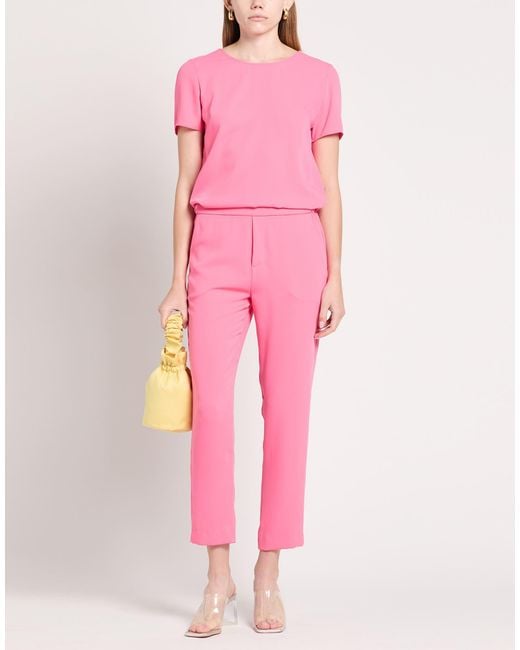 P.A.R.O.S.H. Pink Jumpsuit Polyester