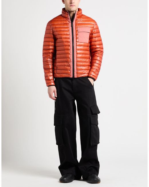 Add Orange Puffers for men