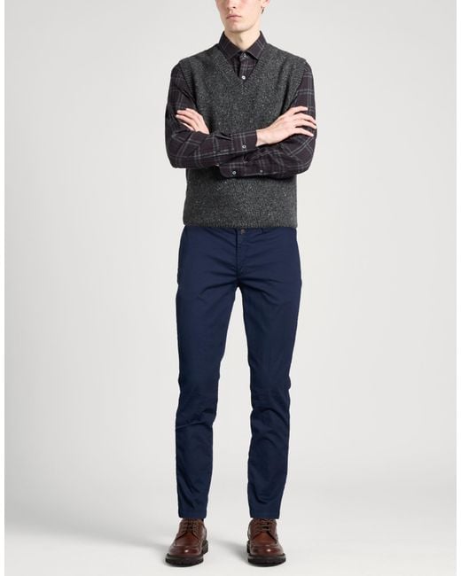 Barbati Blue Pants Cotton, Elastane for men