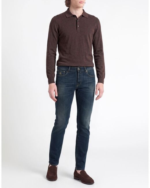 Moorer Blue Jeans Cotton, Elastane for men