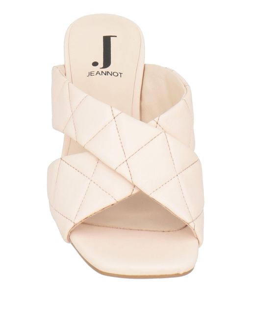 Jeannot Sandals in Natural | Lyst