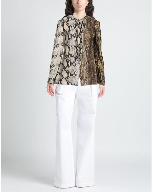 Roberto Cavalli Brown Shirt