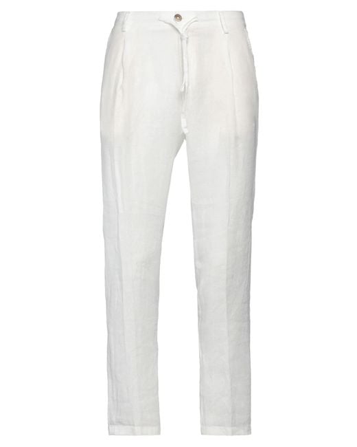 Pantalone di SPARVIERI in White da Uomo