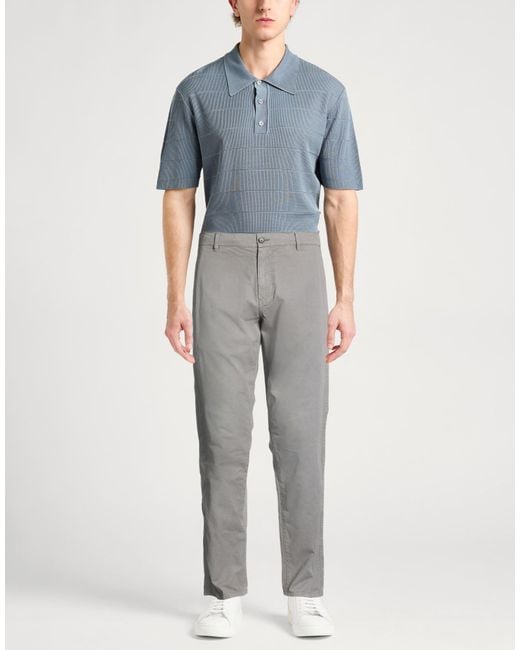 Aspesi Gray Pants Cotton for men