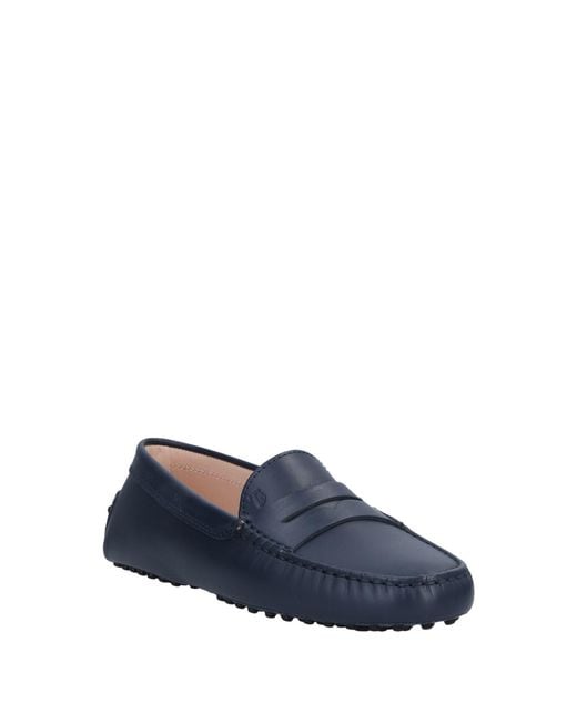 Tod's Blue Loafers