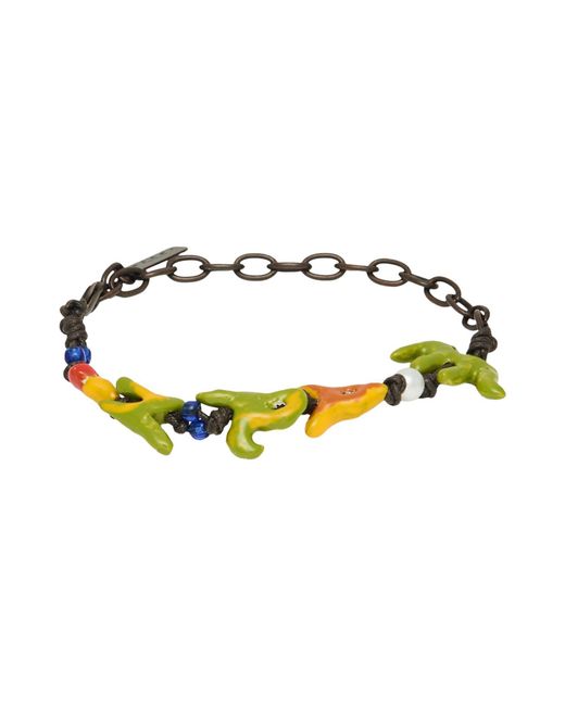 Marni Yellow Bracelet for men