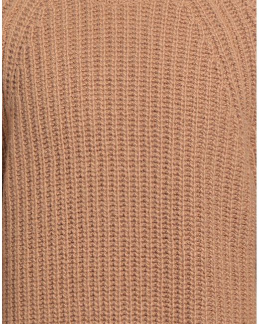 PT Torino Brown Turtleneck Wool, Alpaca Wool, Acrylic for men