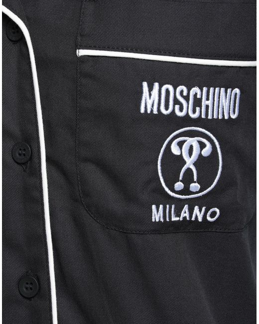 Moschino Black Sleepwear