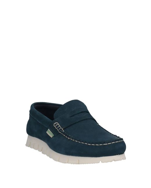 Docksteps Blue Loafers Soft Leather for men