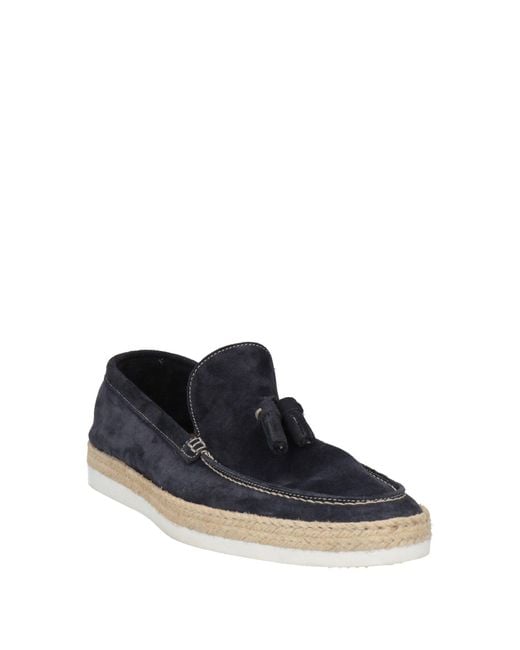 Marechiaro 1962 Blue Midnight Espadrilles Leather for men