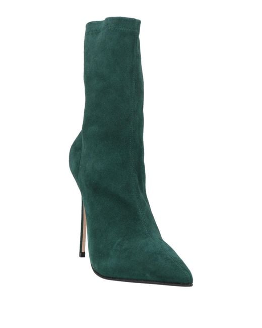 Le Silla Green Ankle Boots
