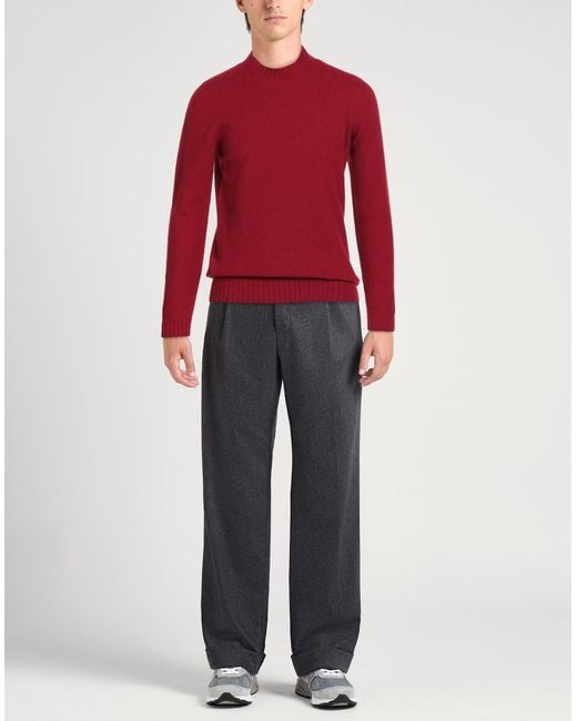 Drumohr Red Turtleneck Lambswool for men