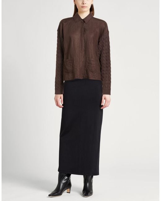 Max Mara Brown Shirt