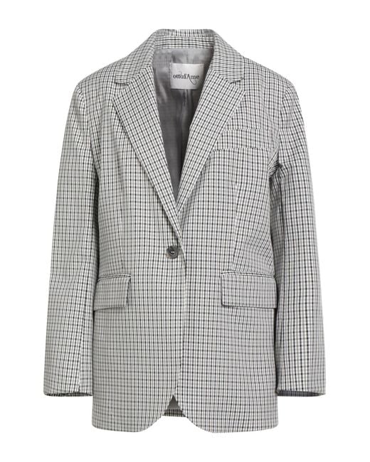 Ottod'Ame Gray Blazer