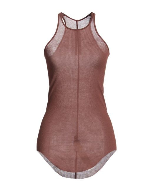 Rick Owens Purple Tank Tops