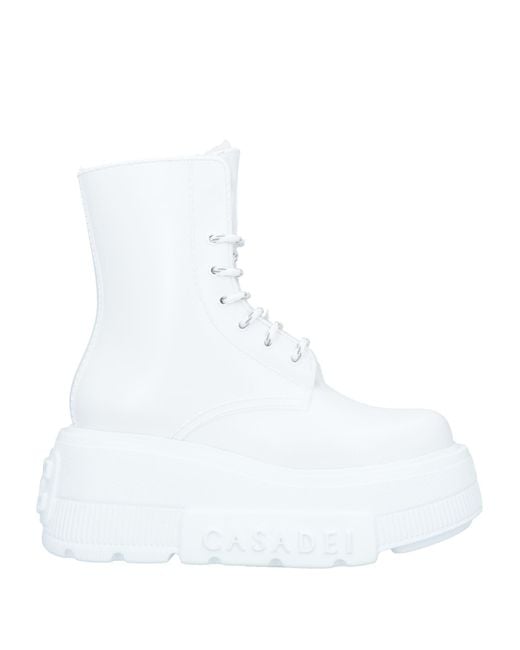 Bottines Casadei en coloris White