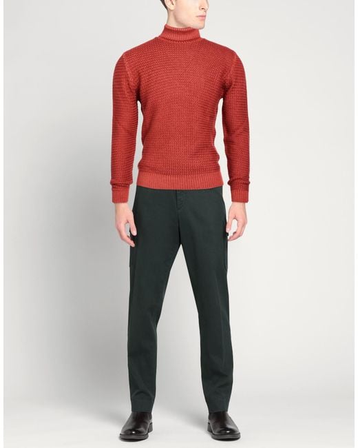 FILIPPO DE LAURENTIIS Red Turtleneck for men