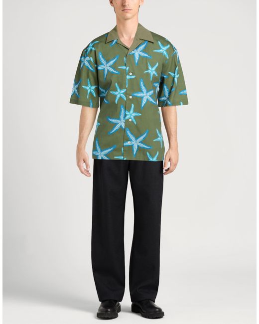 Camisa AFTER PRAY de hombre de color Green