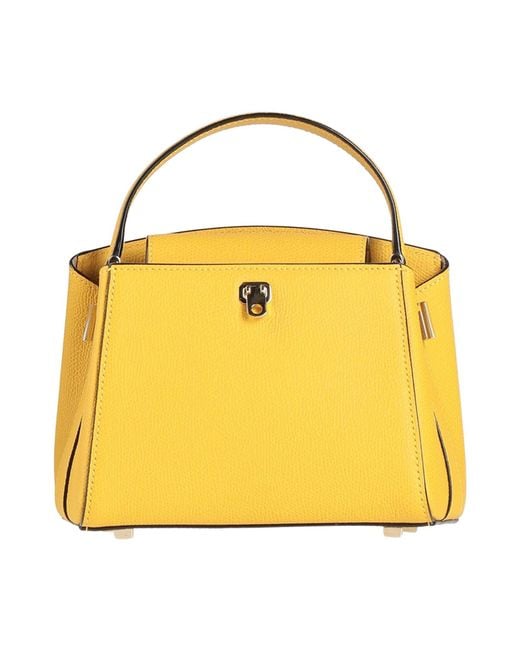 Valextra Yellow Handbag