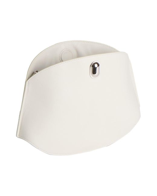 SAVETTE White Handbag Calfskin