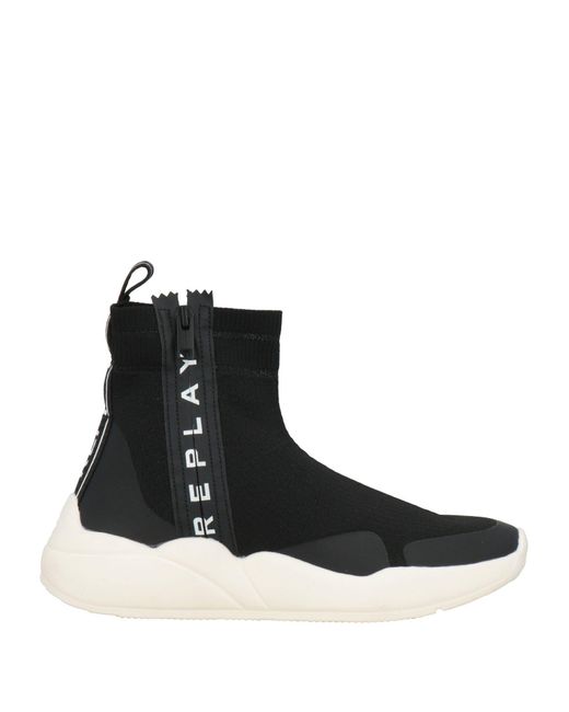 Replay Black Trainers