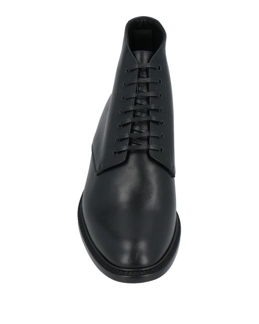Saint Laurent Black Ankle Boots