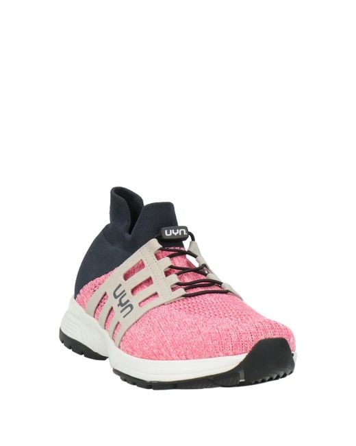 Uyn Pink Sneakers Textile Fibers, Synthetisches Material