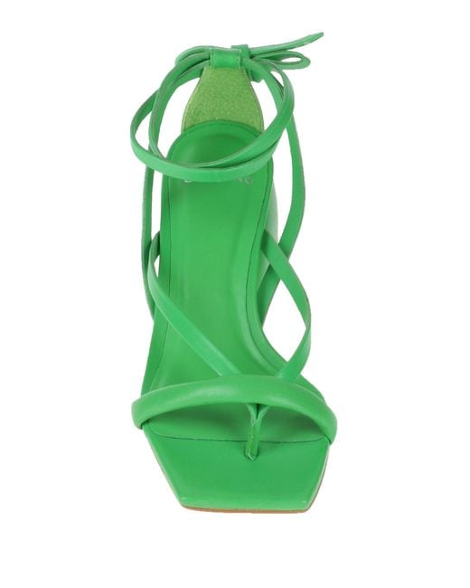 Carrano Green Thong Sandal