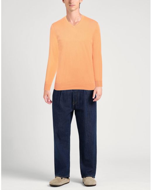 Rossopuro Orange Jumper for men