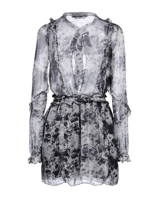 MSGM Gray Mini Dress