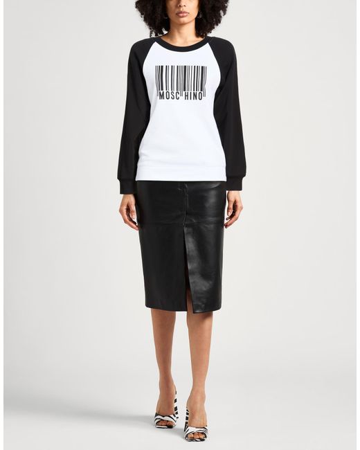 Moschino Black Sweatshirt Cotton